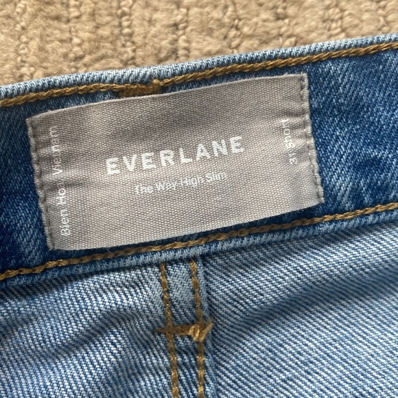 Everlane The Way-High Slim Jean, size 31, Vintage Light - Picture 4 of 12